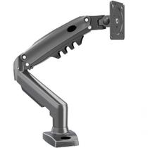 Suporte Monitor De 17 A 30 Ergonômico Articulado Para Mesa Com Pistão A Gás
