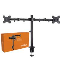 Suporte Monitor Duplo Articulado Mesa Ajustável Vesa Settup Suporte Monitor Duplo Articulado Mesa Ajustável Vesa Settup