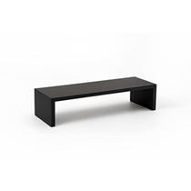 Suporte Monitor Simples Para Escritório E Desktop Mdf 80x20x10 Preto