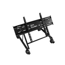 Suporte Monitor Video Retorno Trilho Deslizante Rodízio 55''