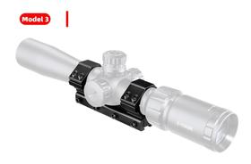 Suporte mount único trilho 11mm full metal para luneta