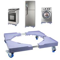 Suporte Móvel De Refrigerador, Freezer, Geladeira, Carrinho de Fogão E Máquina De Lavar Aço Inox Pro 400kg