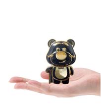 Suporte Multi-função Preto brilhante Urso com Espelho ajustável Compatível Com Celulares
