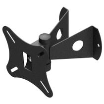Suporte multi uso monitores tv ate 27 polegadas caixa de som perfuracao de teto ou parede até 10 kg com inclinação articulado