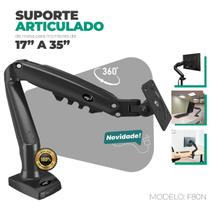 Suporte Multiarticulado com pistão a gás para Monitor 17 - 35 (ELG )