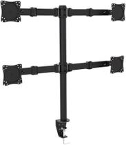 Suporte Multiarticulado de Mesa Tipo Torre para 4 Monitores de 14" a 27" F50x4 Elg