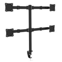 Suporte Multiarticulado Mesa P/ 4 Monitores 14"-27" - ELG