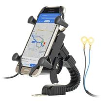 Suporte Multifuncional Com Carregador Le-041 It.Blue Suporte Multifuncional Com Carregador Le-041 It.Blue