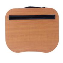 Suporte multifuncional para laptop Lap Desk Petersty, madeira marrom