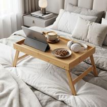 Suporte Multifuncional Para Notebook E Cafe Na Cama Sofa Mesa Dobravel Bambu Com Borda Elevada Suporte Multifuncional Para Notebook E Cafe Na Cama Sofa Mesa Dobravel Bambu Com Borda Elevada