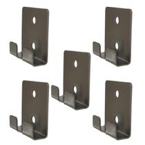 Suporte Multiuso 2 Ganchos Reforçado Inox 430 Brilhante 5Un