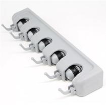 Suporte Multiuso 6 Posições Porta Vassoura Rodo