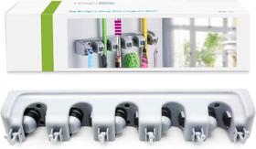 Suporte Multiuso 6 Posições Porta Vassouras ultra resistente