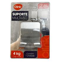 Suporte Multiuso Aço Inox Escovado - Clink