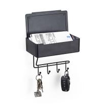 Suporte Multiuso Organizador Chaves Celular Preto Fita 3m Suporte Multiuso Organizador Chaves Celular Preto Fita 3m