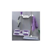 Suporte Multiuso Porta Vassoura com saboneteira Banheiro Area de lazer