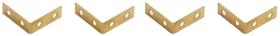 Suporte National Hardware N213-397, pacote com 4, 3,8 x 1,6 cm Suporte National Hardware N213-397, pacote com 4, 3,8 x 1,6 cm