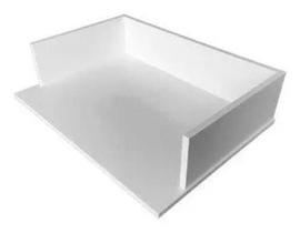 Suporte Nicho Microondas Mdf Branco 58X15X37 - JWS360º