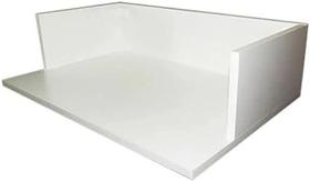 suporte nicho prateleira para micro-ondas 100% MDF branco - perfect store