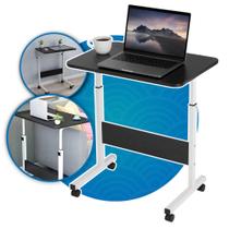 Suporte Notebook Ajustável Altura Com Rodinhas Cama Sofá