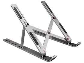 Suporte Notebook Ajustavel Multilaser AC378 em Aluminio Prata Suporte Notebook Ajustavel Multilaser AC378 em Aluminio Prata