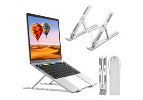 Suporte Notebook Aluminio Ajustável Dobrável Antiderrapante