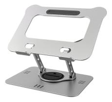 Suporte Notebook Alumínio Giratório Dobravel Ergonômico Articulado