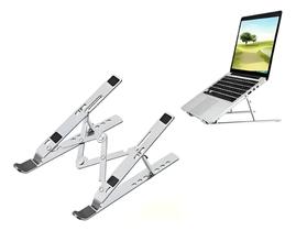 Suporte Notebook Aluminio Tomate Mtg-086 Ajustável Prata