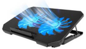 Suporte Notebook Base Led Refrigerada, Cor Preto Cor Do Led Azul Ventilação Silenciosa