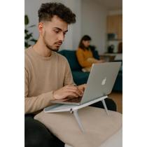 Suporte Notebook Branco Dobrável Mesa Laptop Inclina Apoio Computador Tranalho Cama Home Suporte Notebook Branco Dobrável Mesa Laptop Inclina Apoio Computador Tranalho Cama Home