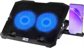 Suporte Notebook Celular 2 Ventoinhas Gamer Silencioso C Led Suporte Notebook Celular 2 Ventoinhas Gamer Silencioso C Led