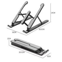 Suporte Notebook Dobrável Ergonômico Ajustável Netbook Tablet