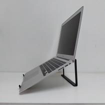 Suporte Notebook Ergonômico Aço na cor Preta ou Branca (a escolha)