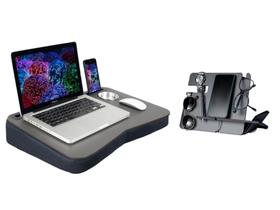 Suporte Notebook Mesa De Colo E Suporte Celular Multiuso Kit