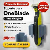 Suporte OneBlade de Parede Auto Fixação Porta Barbeador Organizador Banheiro