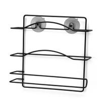 Suporte Organizador 3 Rolos De Papel e Alumínio Preto Arthi