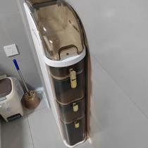 Suporte Organizador Banheiro Slim Torre 3 Gavetas Fume Área de Serviço Apartamento Decorativo