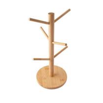 Suporte Organizador Canecas Bambu 15,5x15,5x34cm - Clink
