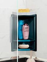 Suporte Organizador Cantoneira Shampoo Sabonete Banheiro Suporte Organizador Cantoneira Shampoo Sabonete Banheiro