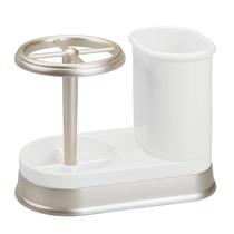 Suporte organizador de armazenamento dentário de banheiro para escova de dentes/pasta de dentes
