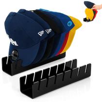 Suporte Organizador de Bonés Acrílico Preto Design Moderno e Funcional!