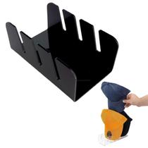 Suporte Organizador De Bonés Expositor Em Acrilico para Até 3 Bones 2 Cores Suporte Organizador De Bonés Expositor Em Acrilico para Até 3 Bones 2 Cores