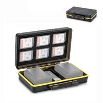 Suporte organizador de caixa de bateria de câmera JJC para Canon Nikon