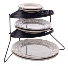 Suporte Organizador De Canto De Armário Para Pratos Metaltru