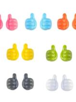 Suporte Organizador de Fios e Cabos Multifuncional Com 4 Mão Mãozinha Joinha