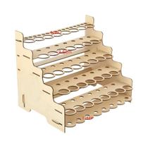 Suporte Organizador De Madeira Com 38 Compartimentos Para Tintas, Estante Multicamadas Para Conjunto