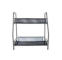 Suporte organizador de metal 02 prateleiras 31x33x17cm