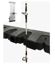 Suporte Organizador De Parede E Porta P/ 7 Varas De Pesca