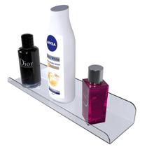 Suporte Organizador de Parede Estilo Prateleira Flutuante Transparente Acrílico