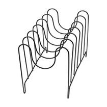 Suporte Organizador De Tampas Black, 6 Divisões, Plug Lar